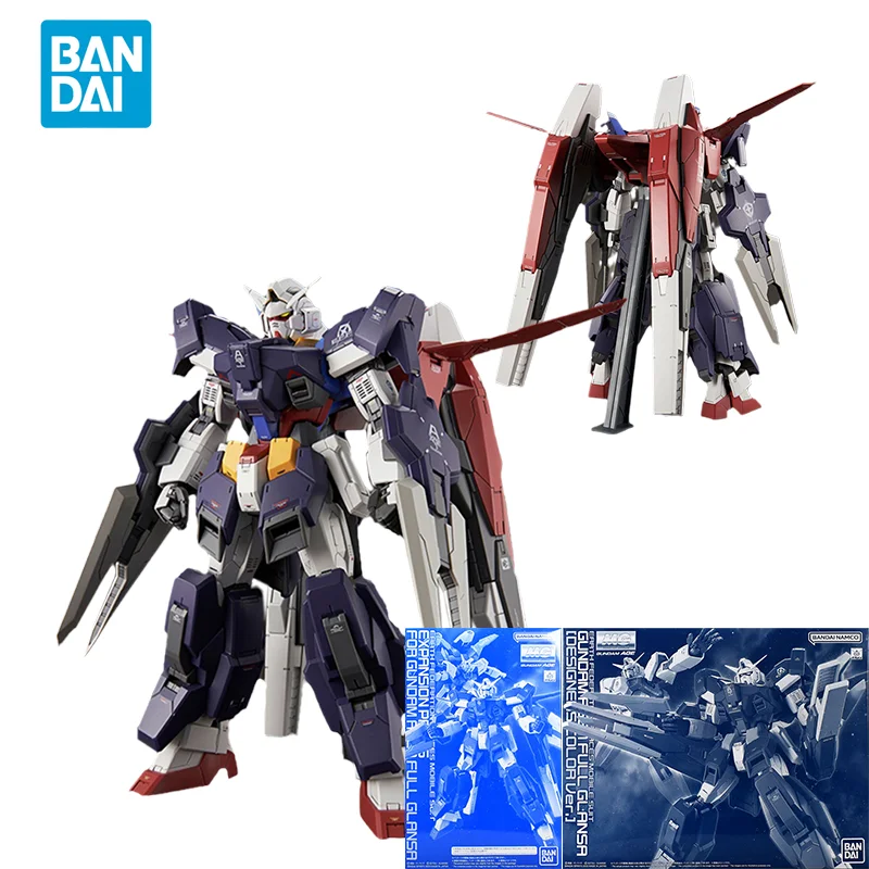 Spot Direct Delivery Bandai Original Anime GUNDAM MG AGE-1 FULL GLANSA DESIGNERS COLOR Ver Action Figure Assembly Toys For Kids