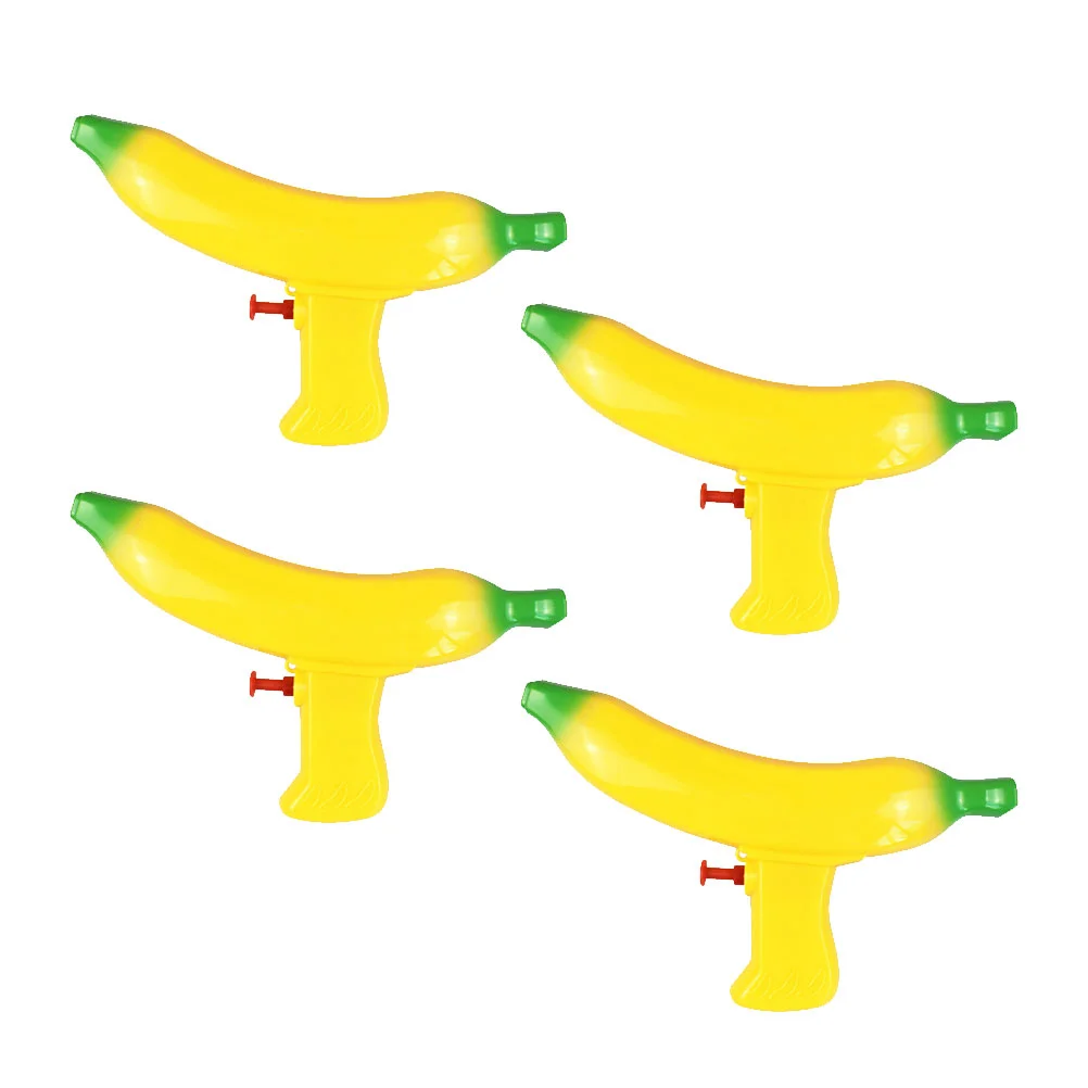 

4 Pcs Kids Water Shooter Toys Premium Material Vivid Color Cartoon Shape Interactive Playthings Pool Fun