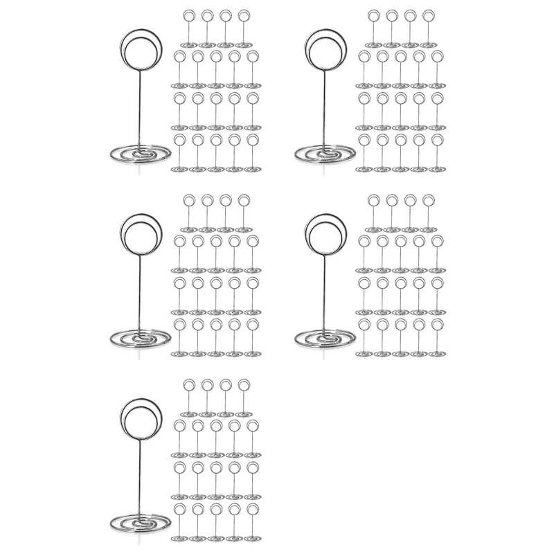 Soportes para números de mesa, 100 Uds., soporte para tarjetas de 3,35 pulgadas, soportes para números de mesa para fiesta de boda, recepción de graduación D