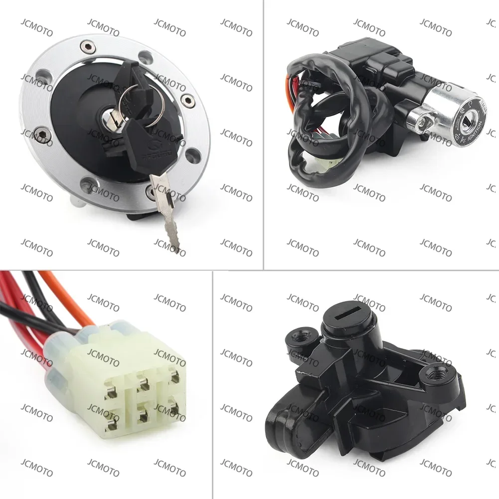 

For Suzuki GSF600 Bandit 1995-2004 & GSF1200 Bandit 1997-2005 Motorcycle Fuel Gas Cap Helmet Lock Key Ignition Switch Assembly