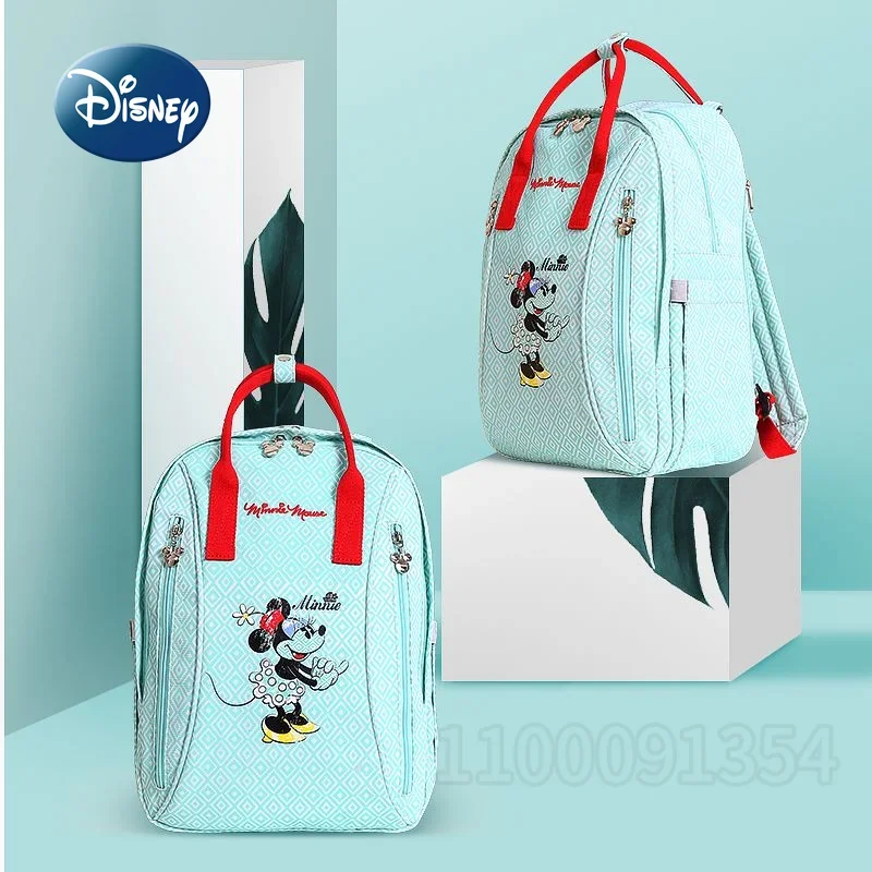 

Disney New Diaper Bag Backpack Cartoon Cute Baby Diaper Bag Backpack Luxury Brand Original Fashion Storage Baby Bag High Quality