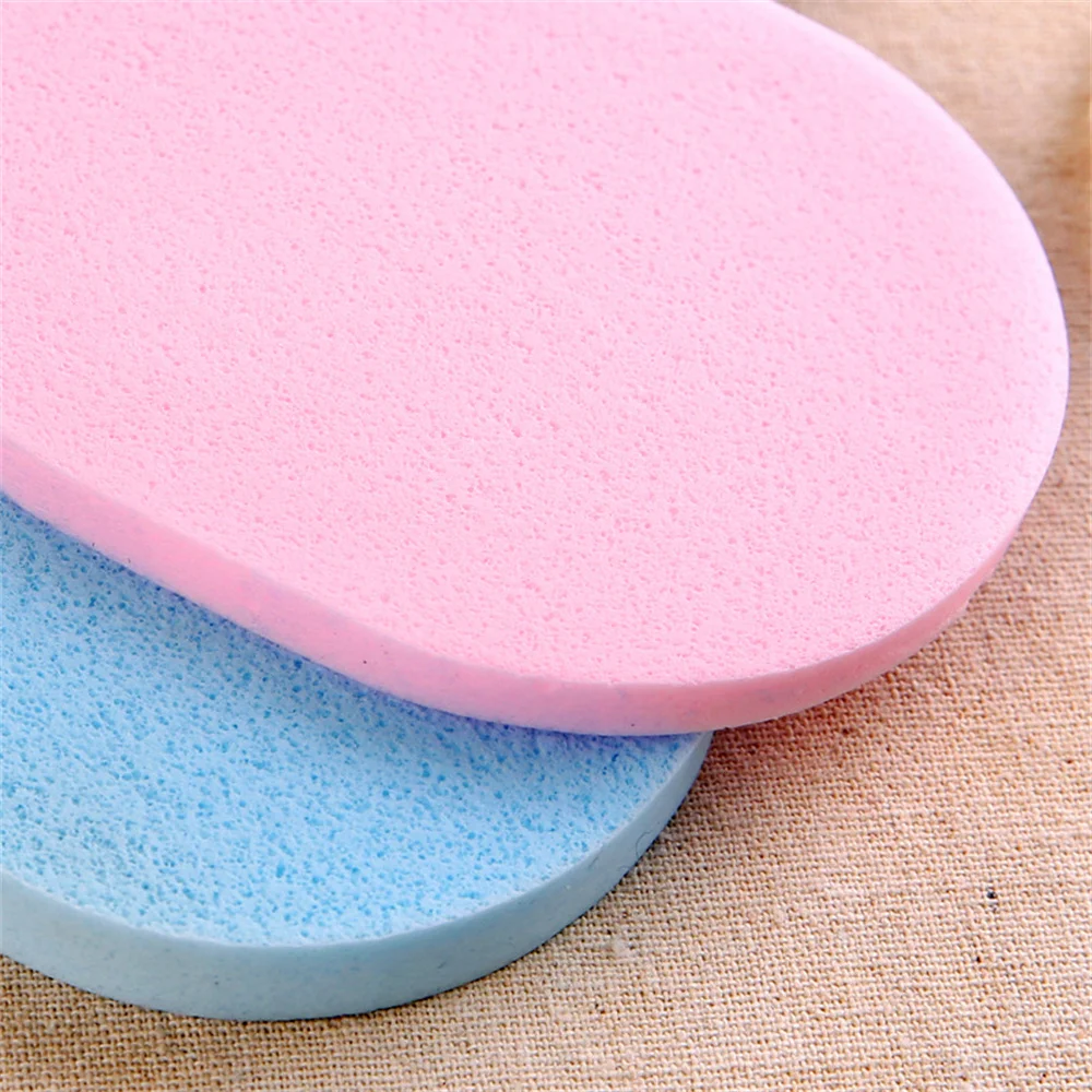 1~10PCS Quick To Soften When Exposed To Water Cellulose   Natural Fibers Sponge Facial Care Ventilate Facial Cleaning Sponge