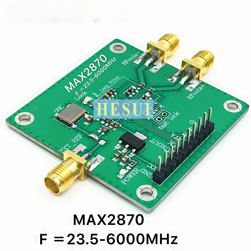 MAX2870 Module  23.5MHz - 6GHZ 2350MHz - 6000MHz RF PLL source RF Signal source Module Board