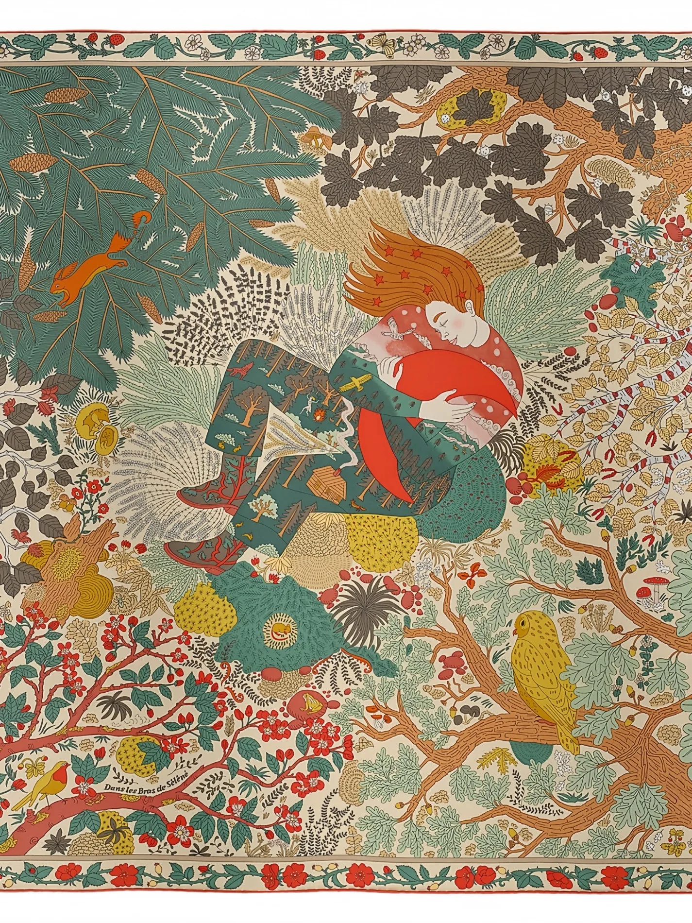 Echarpe-carree-en-soie-authentique-impression-double-face-epaisse-pour-femme-petite-pamina-moon-godd-100-soie