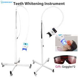 Dental Laboratory Equipment Tooth Whitening Lamp 8 LED 1 Color/3 Color Light Bulb Dentistry Cart Bleaching Accelerator