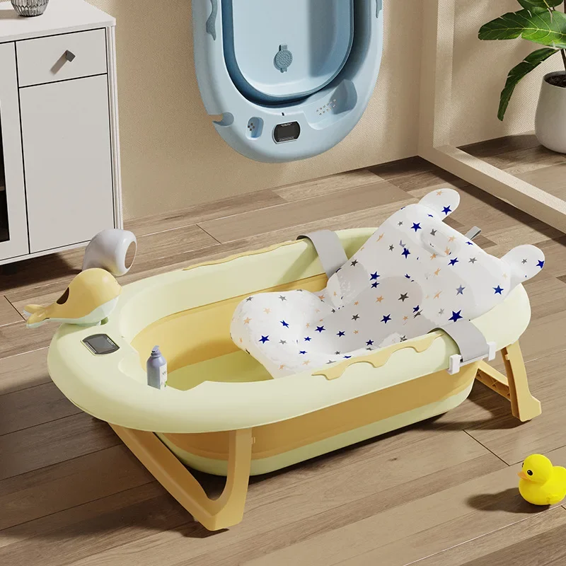 Baby foldable temperature bath tub Baby bath tub Baby sit-down  Children's oversized bath tub