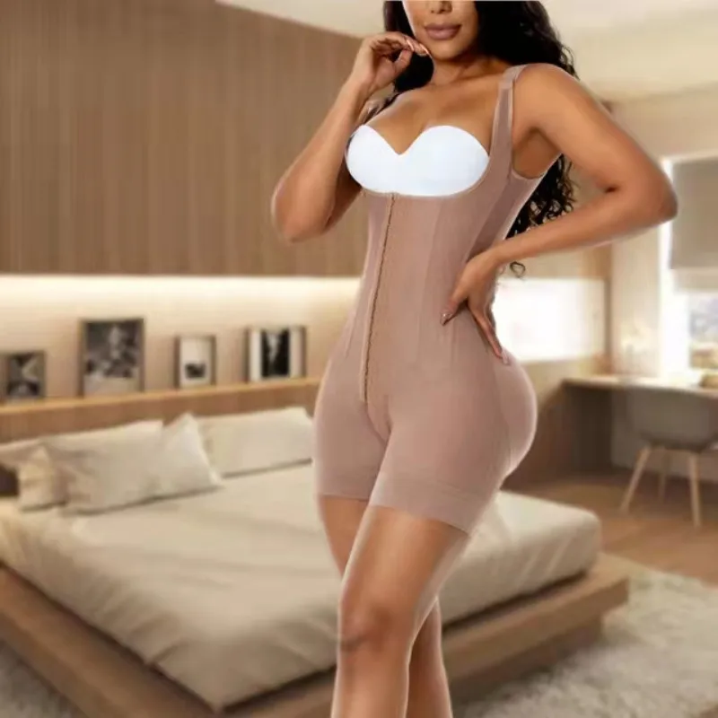 

Fajas colombiana de alta compressão，2025 new one-piece shapewear vest waist lift hip tight body large size corset belly