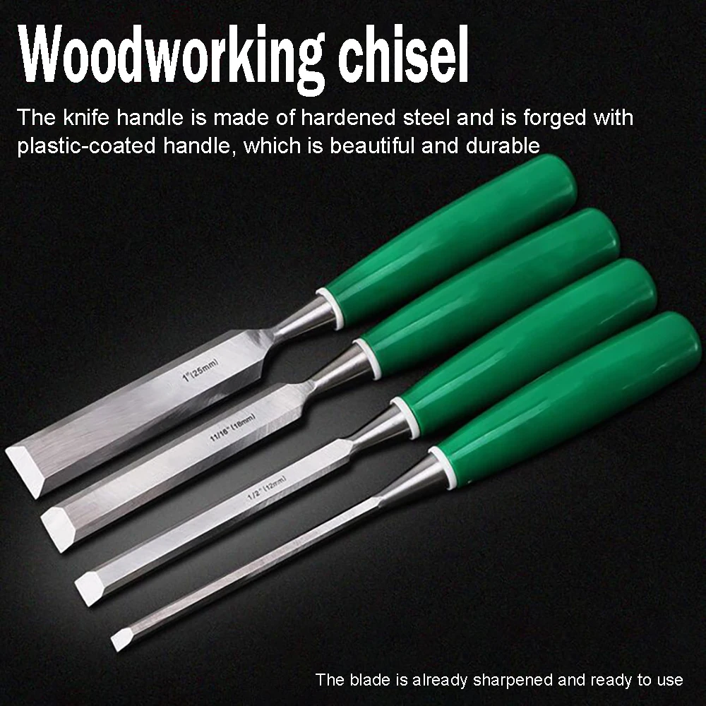 1pc Carpentry Flat Chisel For Woodworking Carving Work DIY Woodwork Tools Woodworking Planer Carving Knife