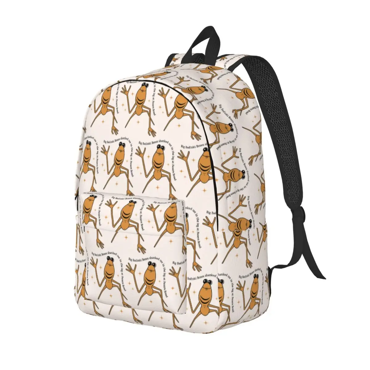 Marcus The Worm Robert Help Meme Brain Rot Backpack Daypack Large Capacity Children BookBag School Bag Shoulder Bags Men Women