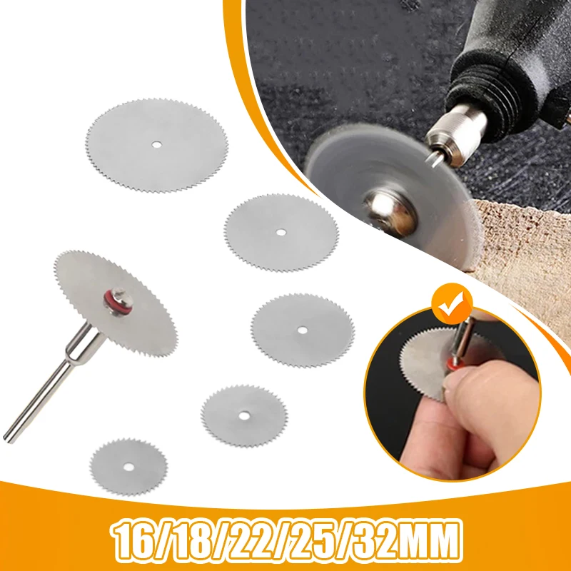 5/6Pcs Mini Circular Saw Blade Electric Grinding Cutting Disc Rotary Tool for Dremel Metal Cutter Power Tool Wood Cutting Discs