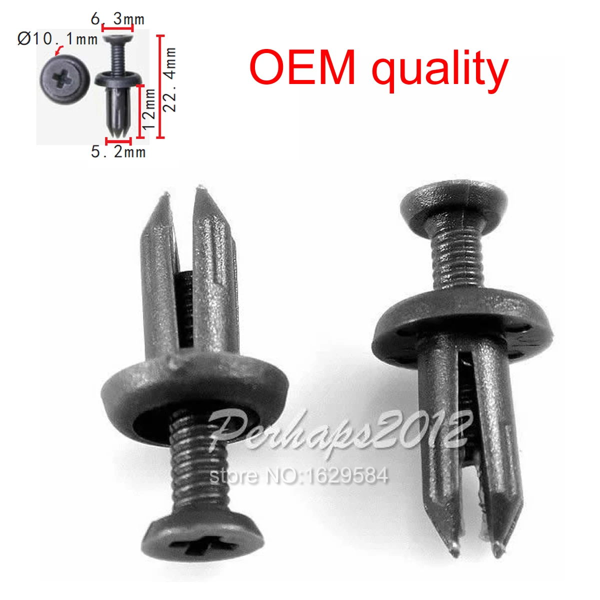 50x Front Bumper Fascia Push Retainer Clip Nylon Fastener Rivet 90467-05090-B1 For Corolla & Matrix 2009 Scion 2008 - On