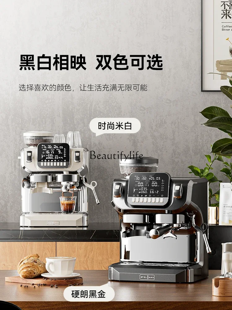 ST-520 coffee machine Small household Italian semi-automatic grinding machine Commercial