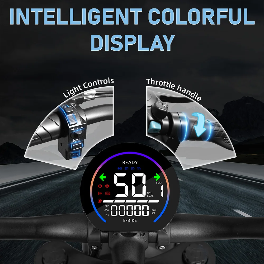 DEEPOWER QS7 Adult Electric Bike 1500W 48V 60Ah Dual Battery Off-Road Electric Bicycle 20 Inch Dual Suspension All-Terrain Ebike