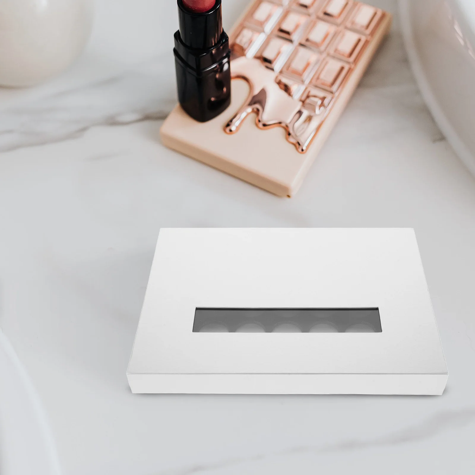 

Nail Art Organizer Box Medium Multi-Grid Case for Nail Charms Rhinestones Manicure Supplies Storage Compact Display Storage Box