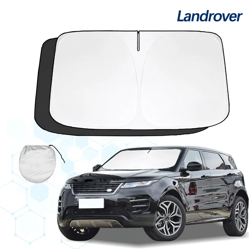 Car Windshield Sun Shade For Land Rover Aurora Sunshade Summer Visor Protector Foldable Blocks UV Rays Protection Accessorie