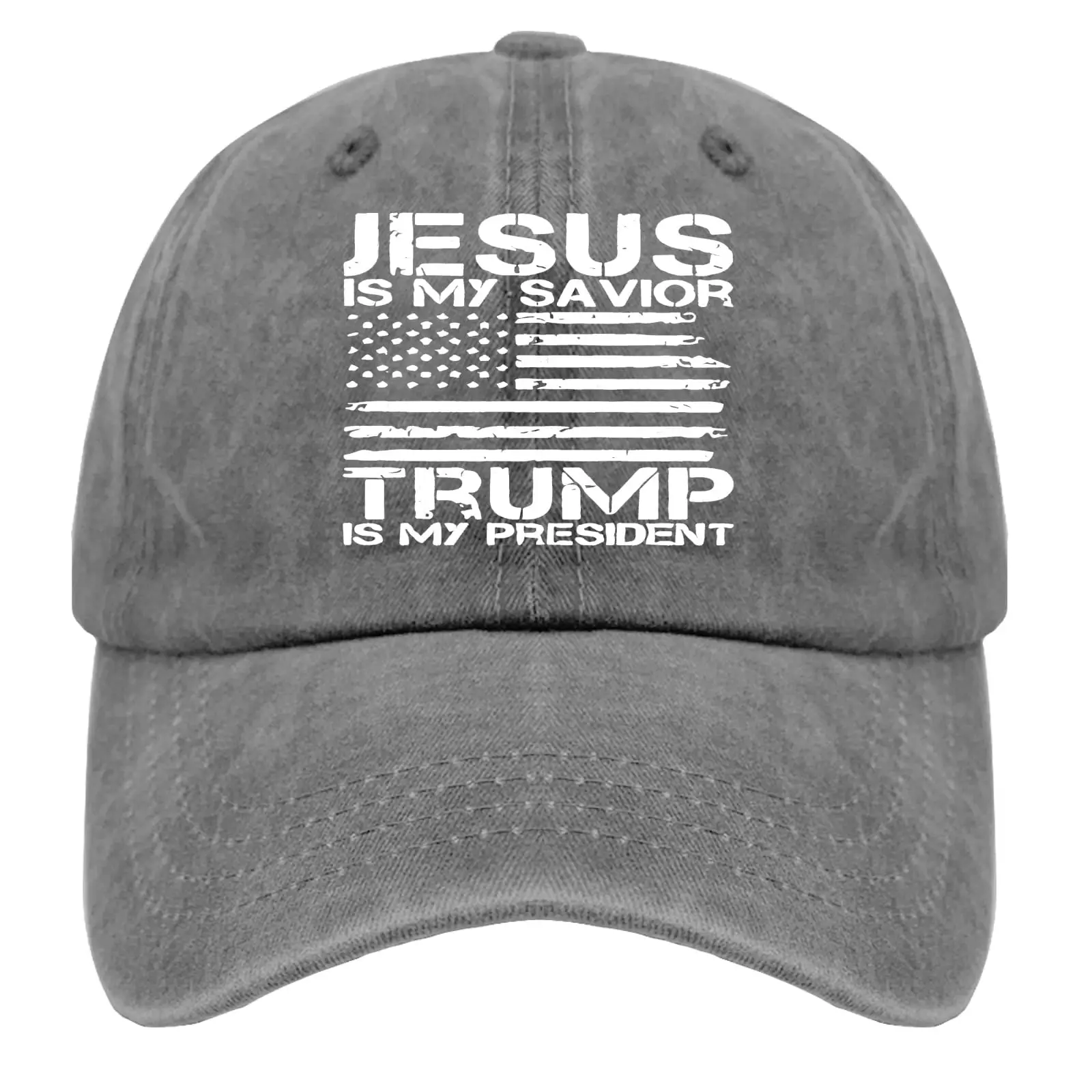 Jesus is My Savior Trump is My President Golf Hat Womens Sun Hats Gifts for Men Outdoor Baseball Cap