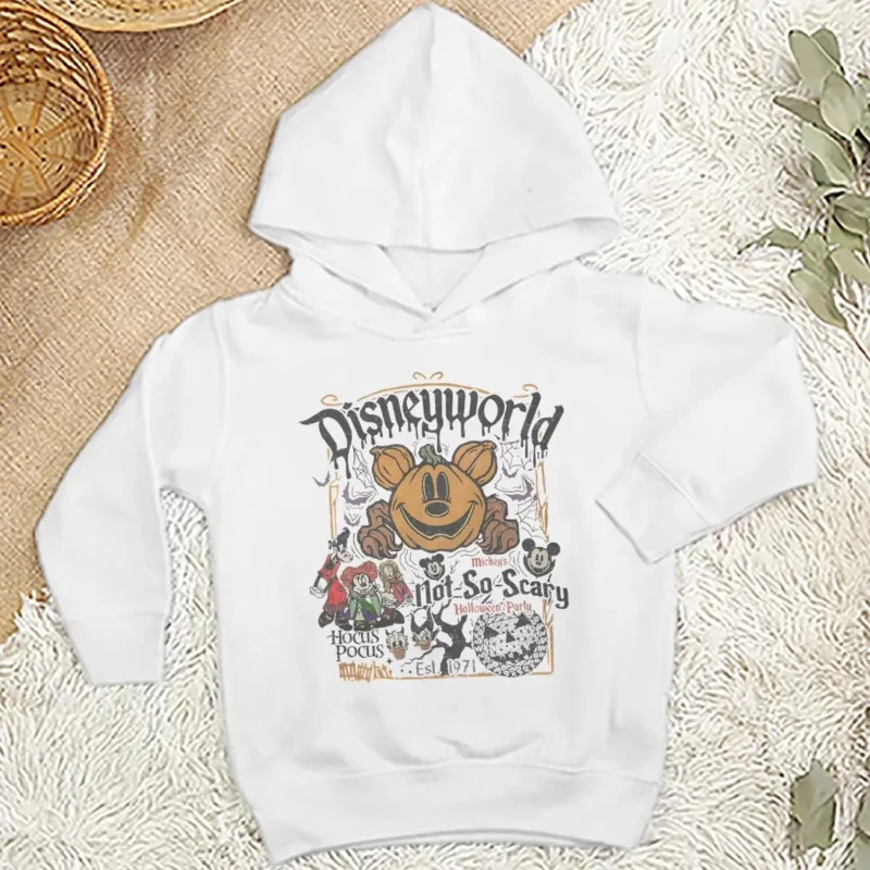 디즈니 월드 미키 후드티, 남녀 할로윈 후드티, 긴팔 후드 풀오버, 커플 후드티