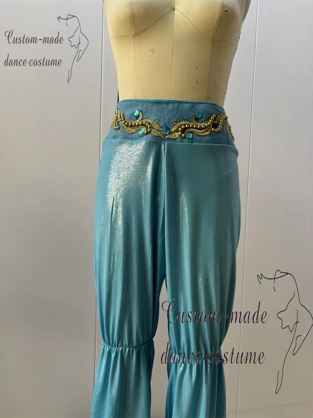 Costume de compétition de Variation masculine Prince de Ballet, ensemble de robe à manches longues rétro européen personnalisé privé.