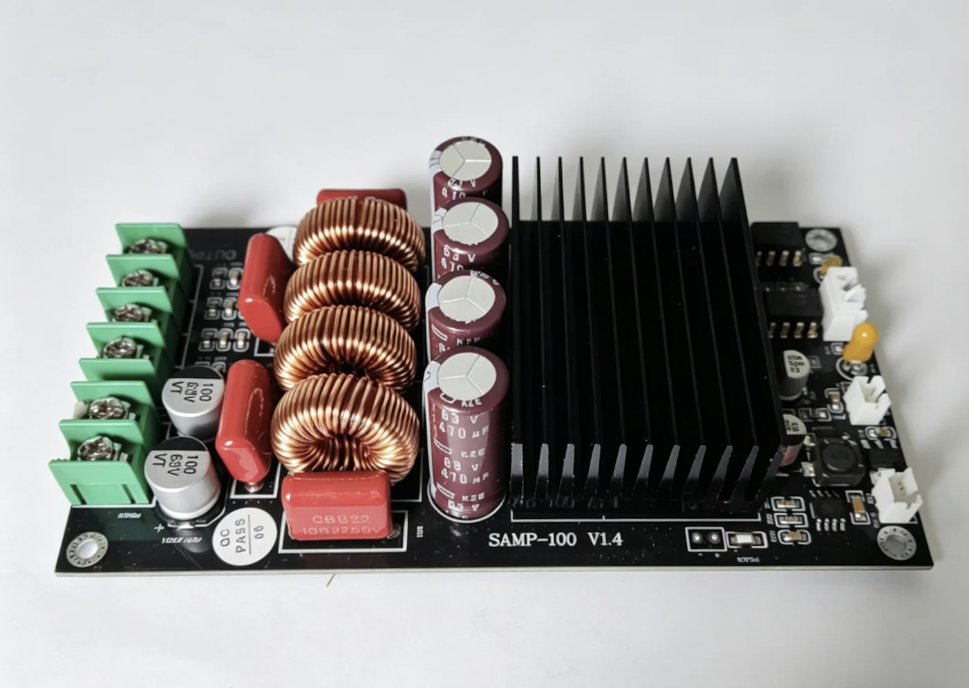 SAMP-100 TPA3255 2x315W 600W High Power HIFI Digital Amplifier Board Class D 2-Channel Audio Amp Module for Home Speaker DIY