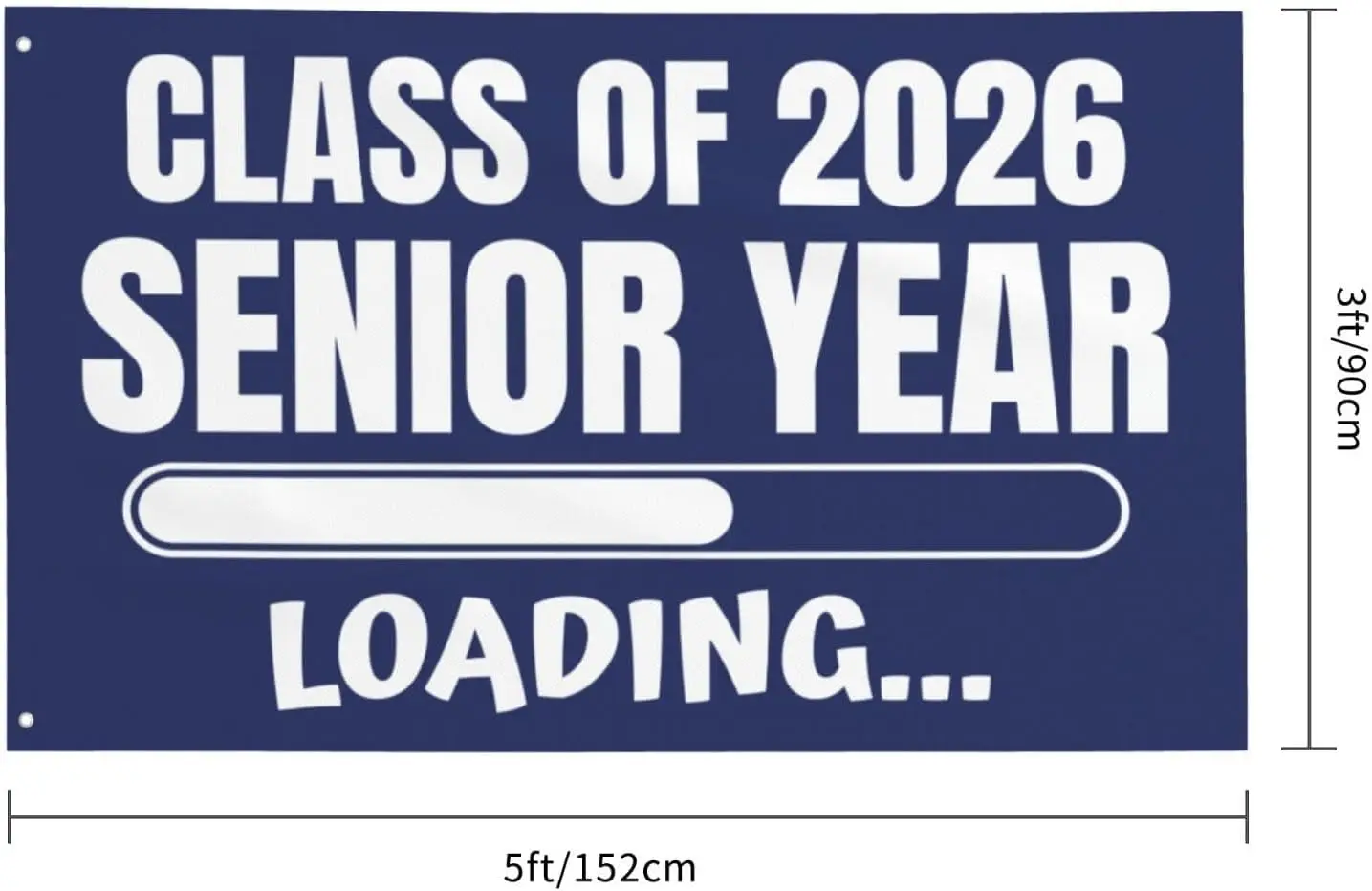 Flagicts 100% Polyester Class of 2026 Senior 2026 Graduation Flag