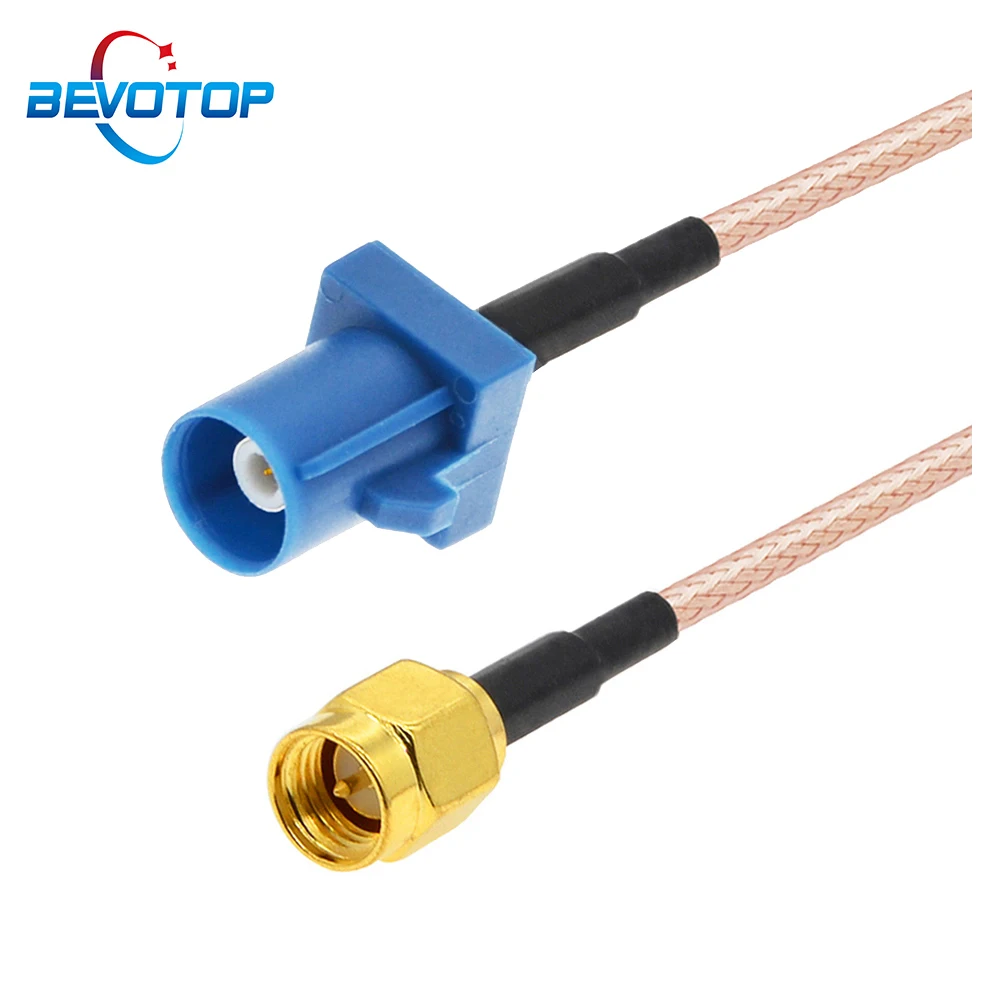 15CM 20CM 0.3M~7M Fakra C Male Plug to SMA Male GPS Antenna Fakra Extension Cable RG316 Pigtail Jumper for VW Seat Benz Ford