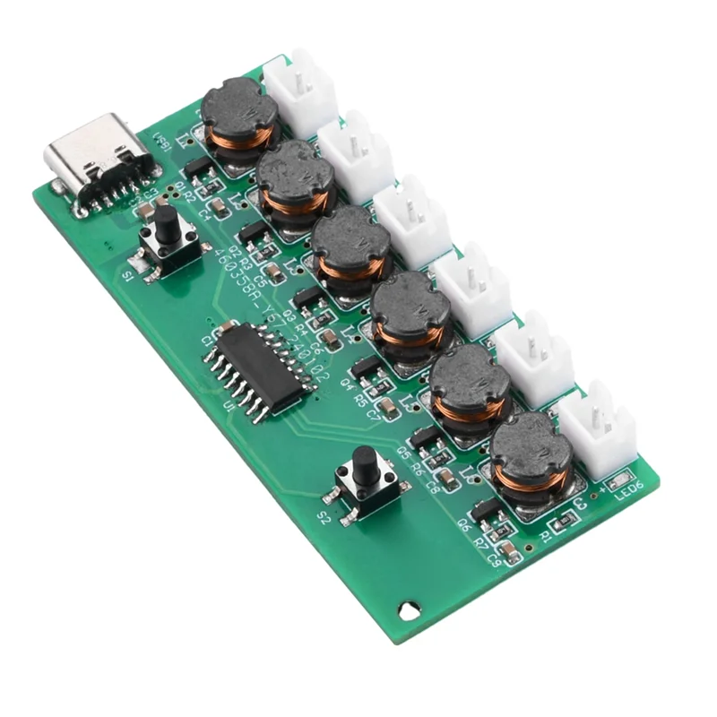 أجهزة المتسوق Type-C USB مرطب صغير لتقوم بها بنفسك مجموعات صانع الضباب ولوحة دائرة السائق 6 مبيد الانحلال فيلم البخاخة