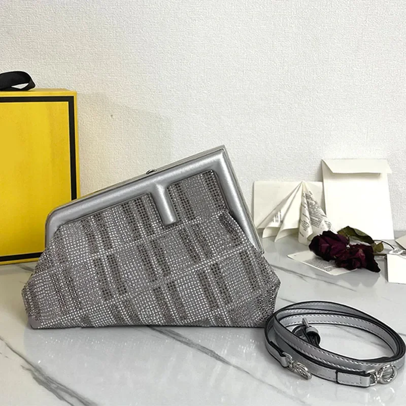 

Clip Bag Designer Bag Shoulder Bag Luxury Handbag Clutch Crossbody Bag Luxe Bag Shoulder Purse Cowhide Leather Detachable Should