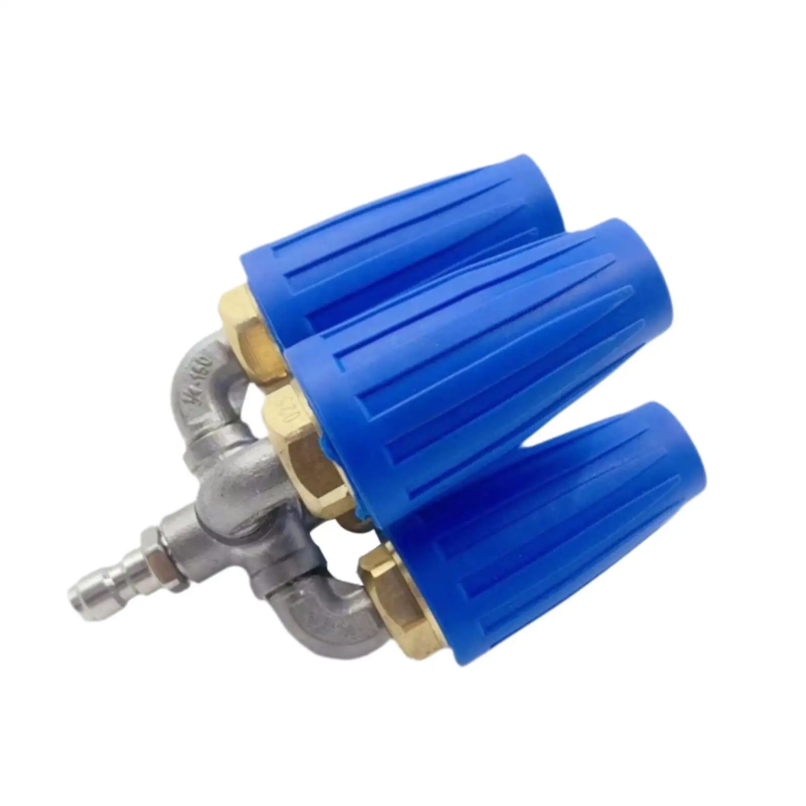 Sprayer Nozzle Rotating Pressure Washer Tip 4000 PSI Quick Connect Fits Most Machines for Car Wash Driveway Garden Cleaning