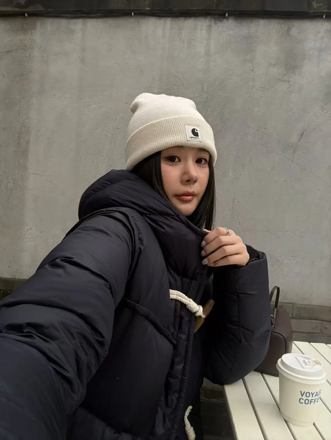 

Дамма Премиум-магазин Ретро Куртка на гусином пуху с капюшоном Теплая зима Новое поступление Женская мода на пуговицах