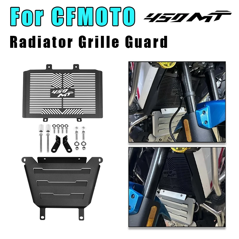 

For CFMOTO 450MT MT450 450 MT 2024 2025 Motorcycles Tank Radiator Guard Protection Front Shield Engine Cover Fan Protector