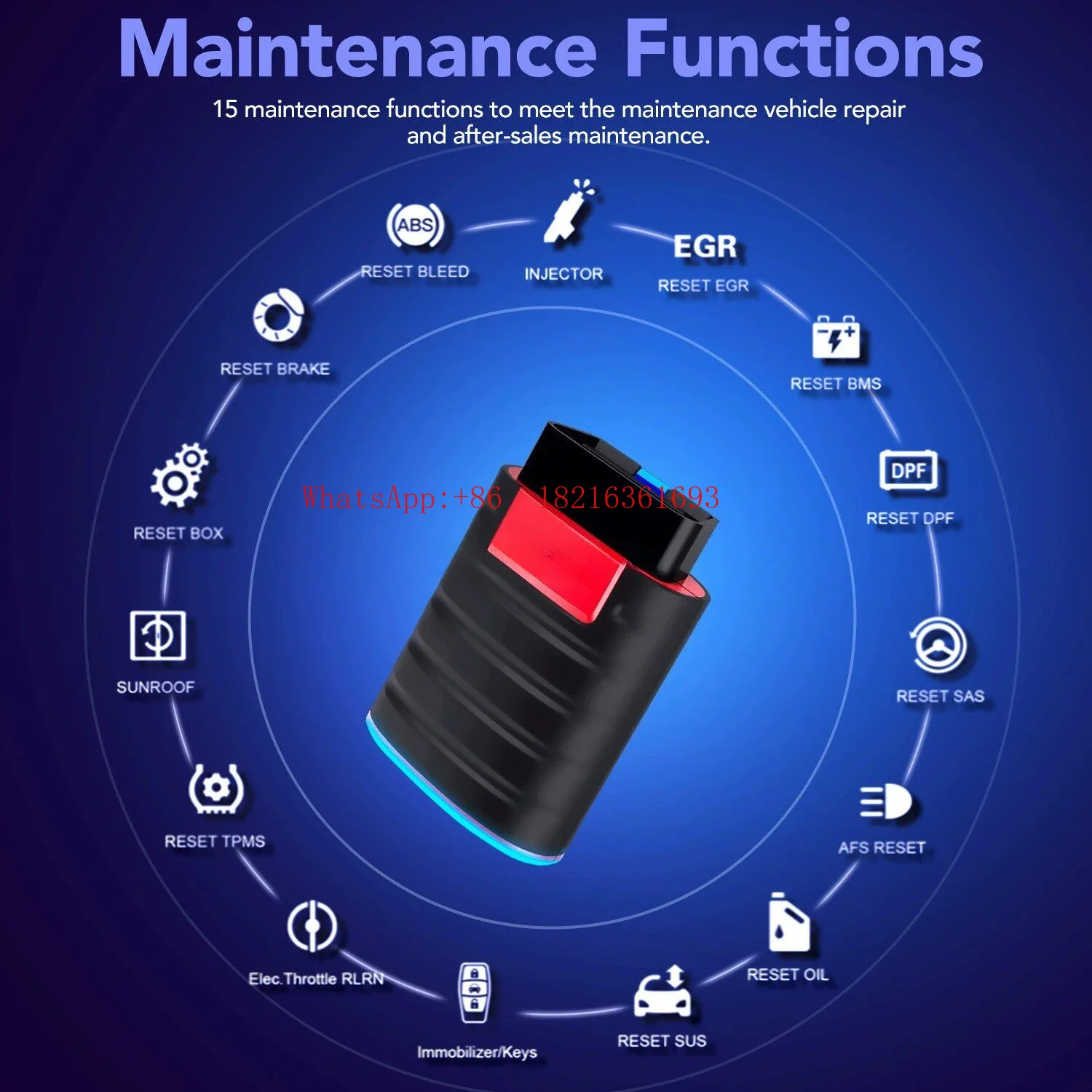 New Obd2 Car Fault Diagnosis Instrument, Multilingual
