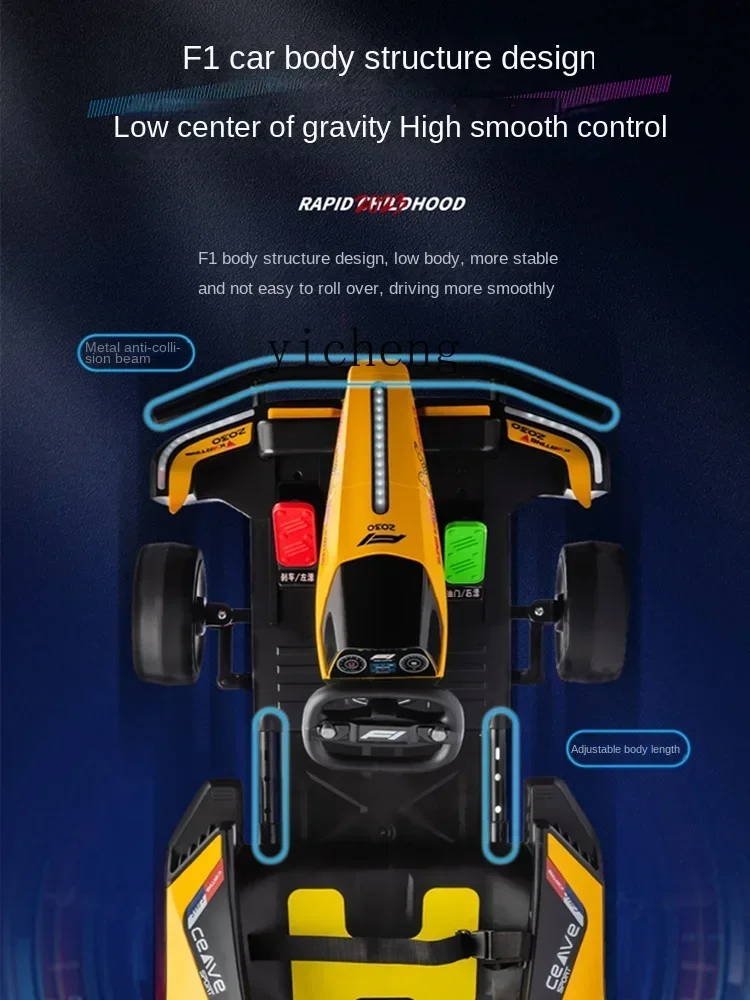Children's Electric Kart Baby Drift Can Sit Adults And Children Four-Wheel Remote-Control Automobile