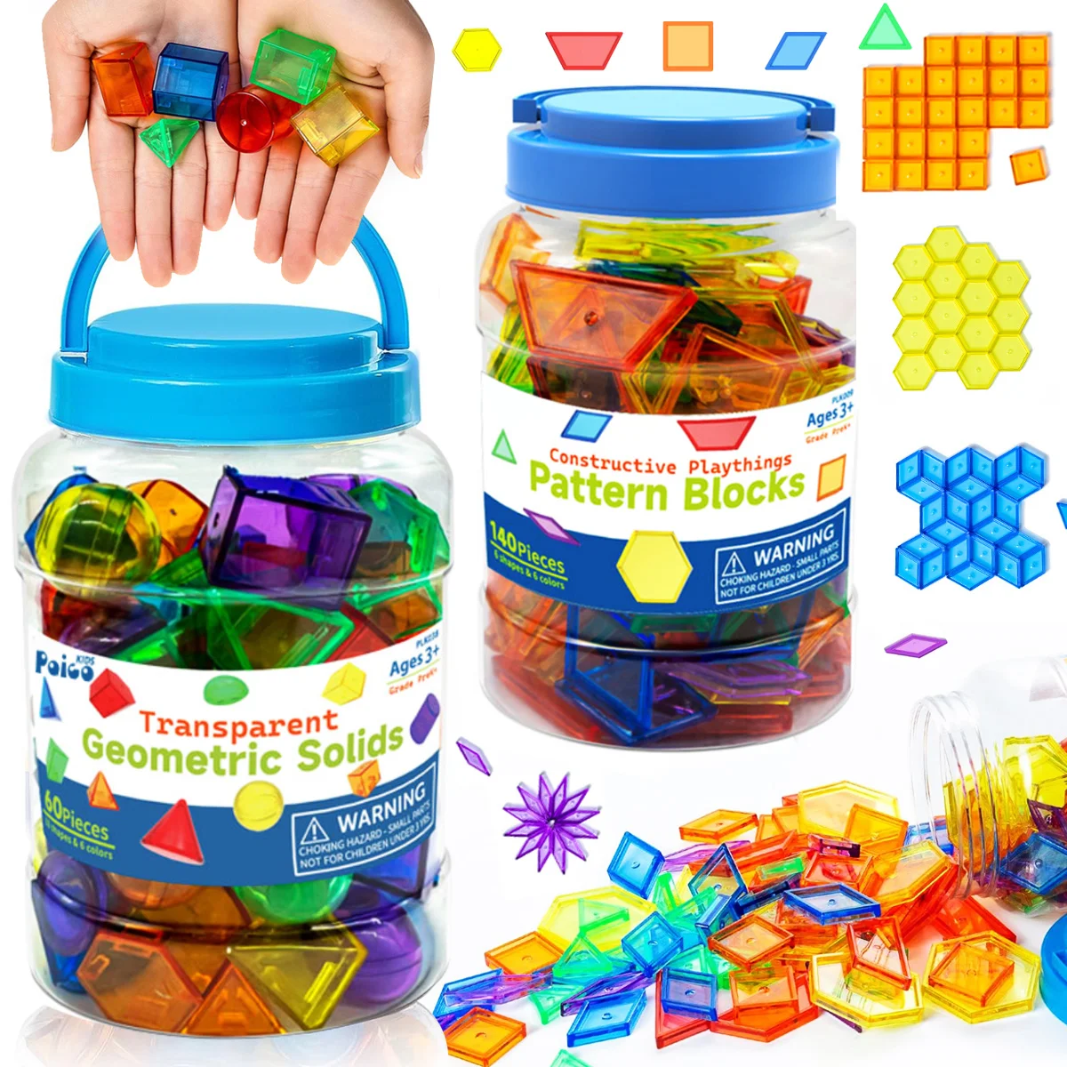 Durchscheinende Blöcke, bunte Kunststoff-Alphabete, Zahlen und Form für Kinder, Zählen, Rechtschreibung, Lernen, sensorisches Spielen, ideale Geschenke