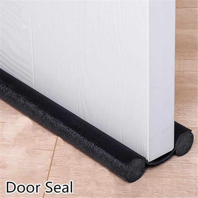 Flexible Door Bottom Sealing Strip Sound Proof Noise Reduction Guard Wind Dust