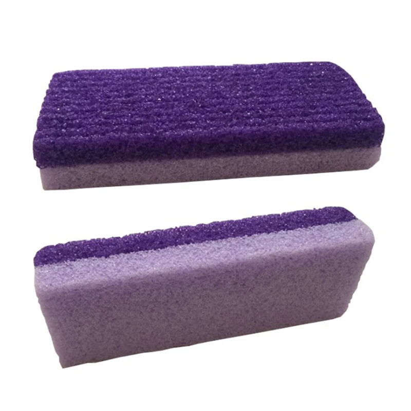 Pedra-pomes esponja para pele morta, Esfoliar Foot Scrubber, Removedor de pele morta, 3 PCs