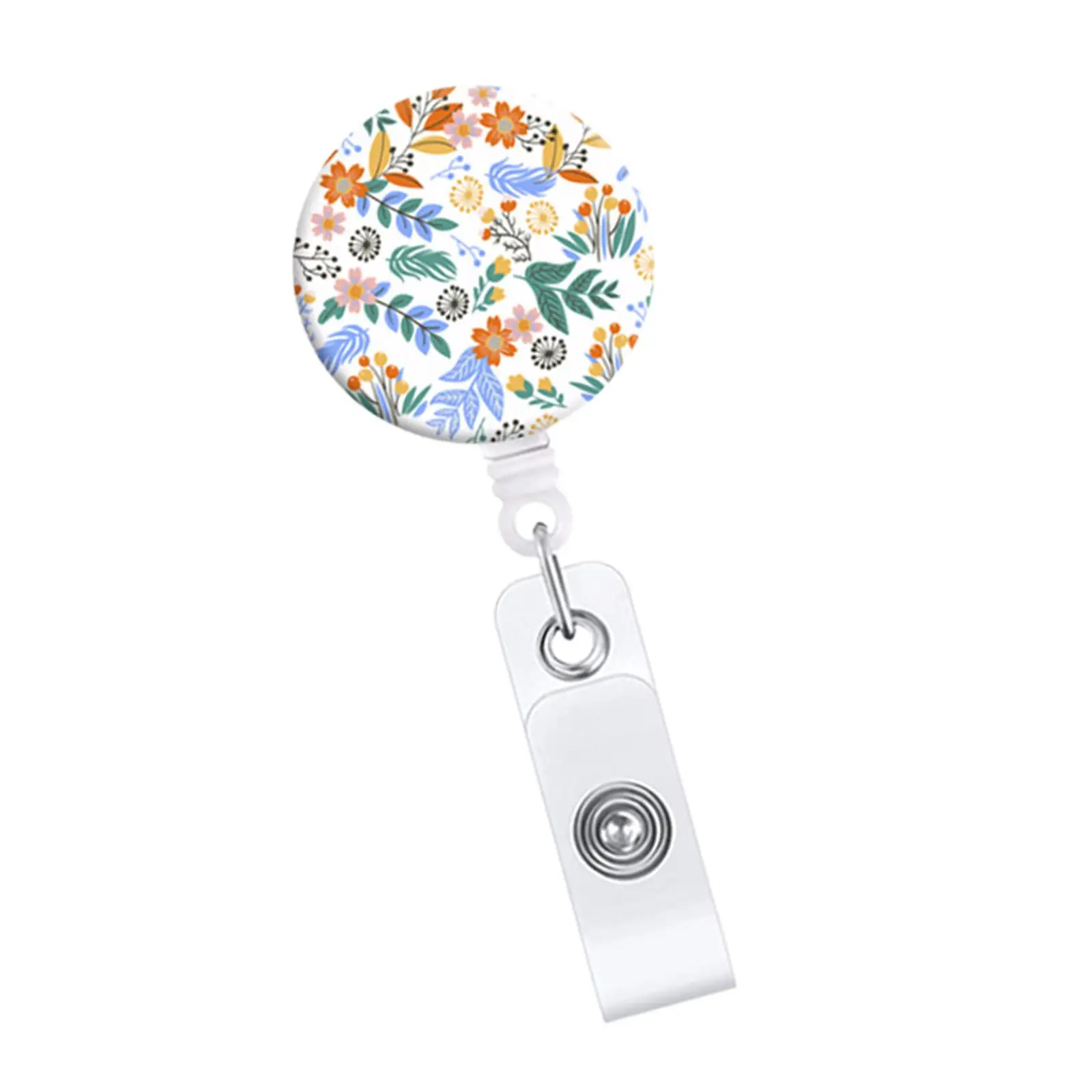 Retractable Badge Holder ID Name Card Badge Clip for Students Worker Nurses