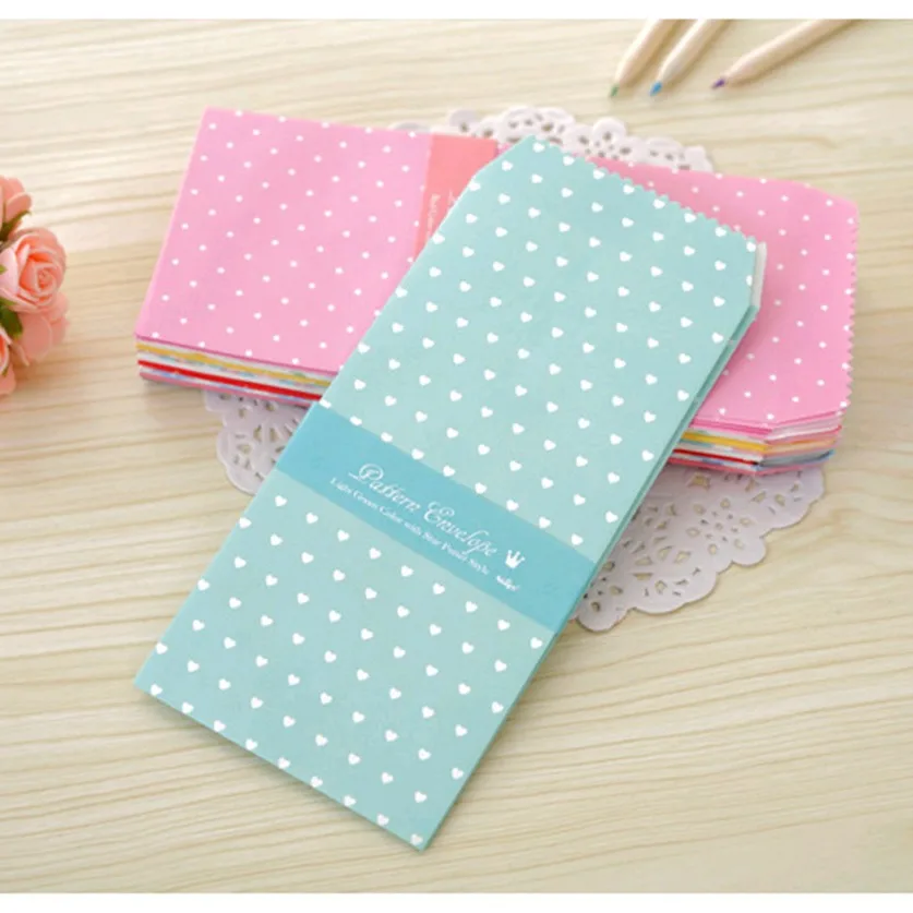 5pcs Colorful Small Paper Envelopes Wedding Holiday Birthday Greeting Cards Invitation Envelope Gift Envelope Stationery