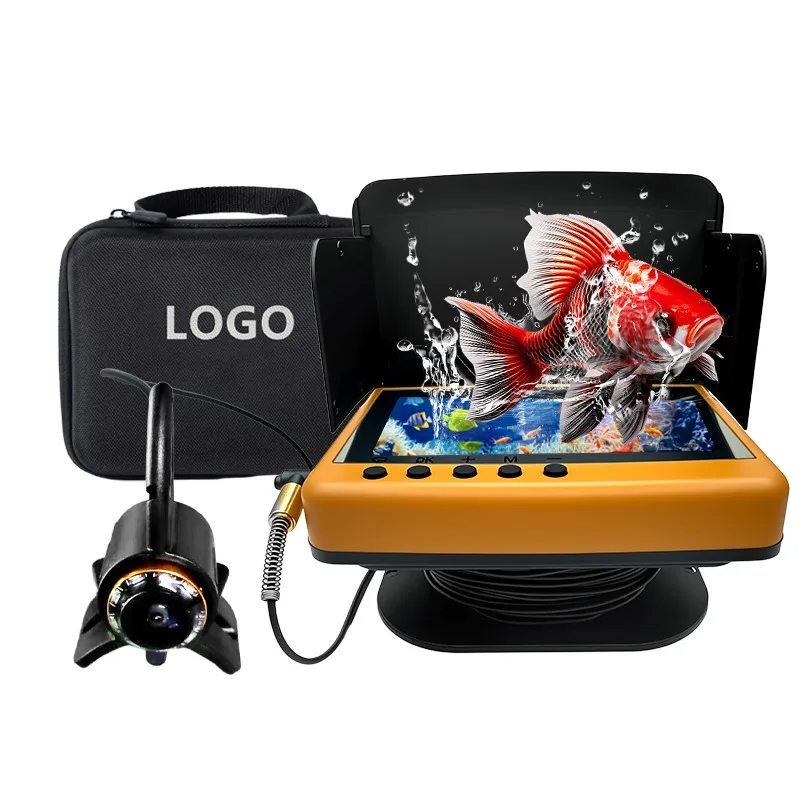 EYEWA 5-inch Ultra-clear Underwater Fishing Camera Supports Photo And Video, Winter Fishing With 8 Infrared LED Night Vision