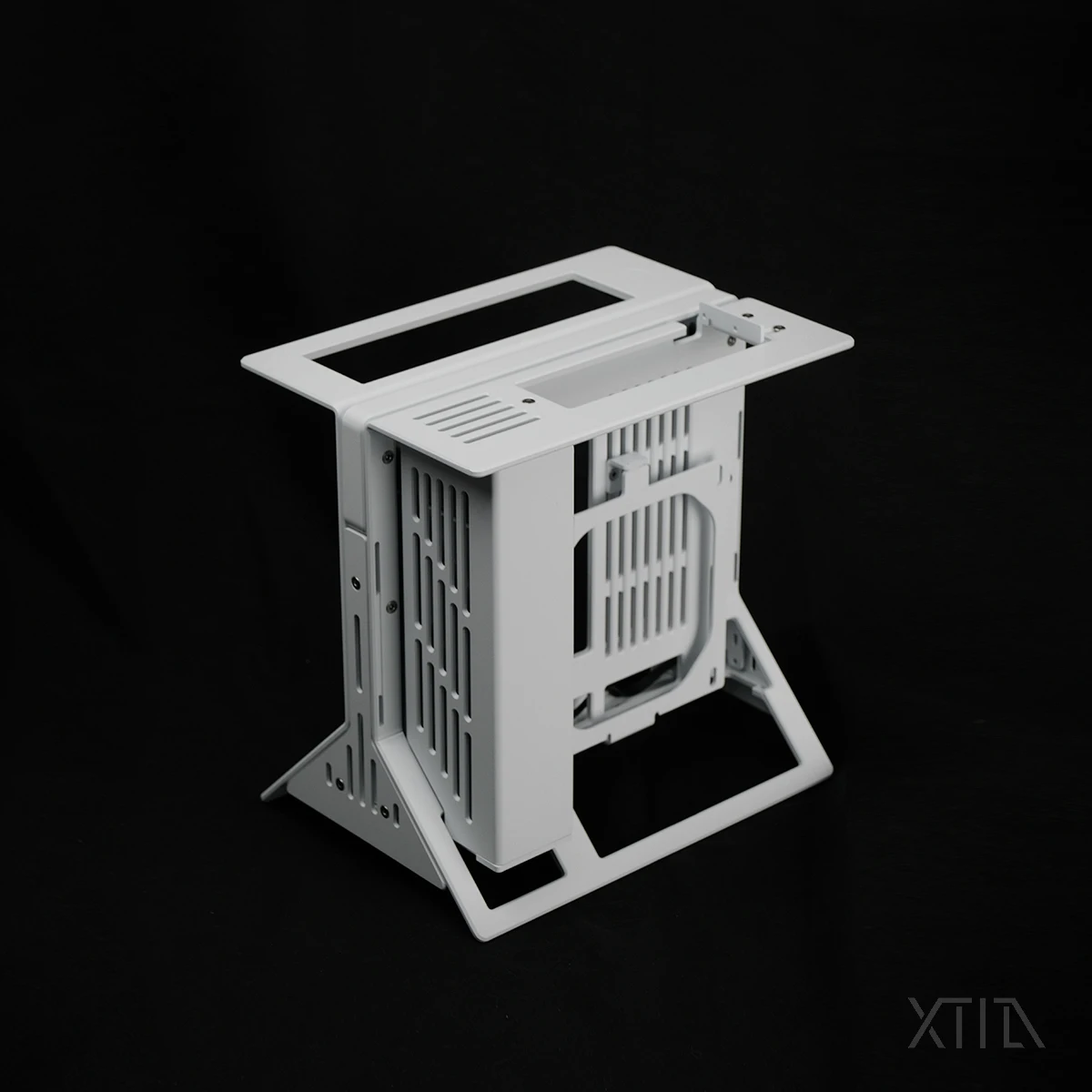 2022NEW [XPROTO Mini] XTIA ITX open 1U core display all aluminum vertical portable case