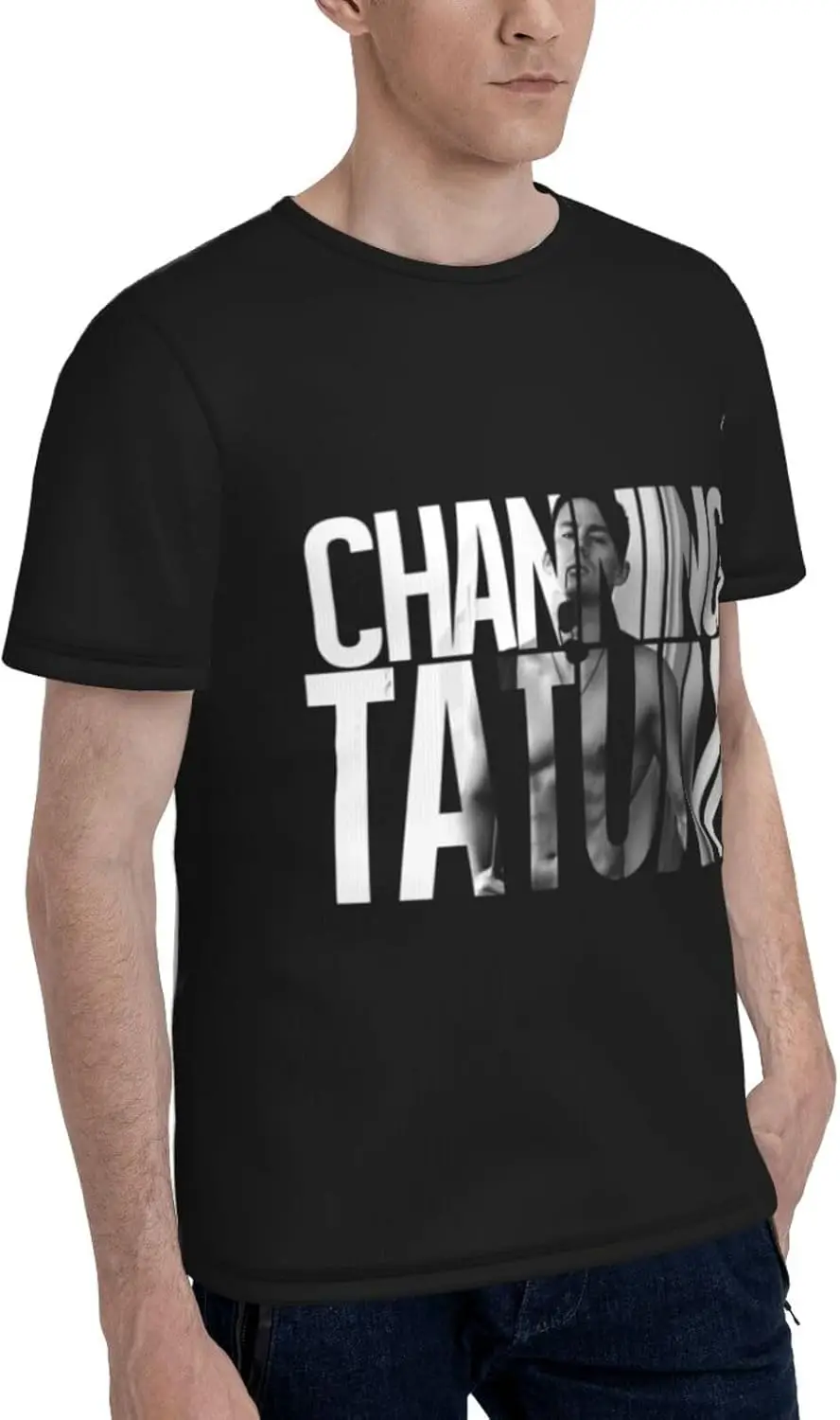 Channing Tatum Logo T Shirt Man's Summer Short Sleeve Tee Fashion Round Neck T-Shirts