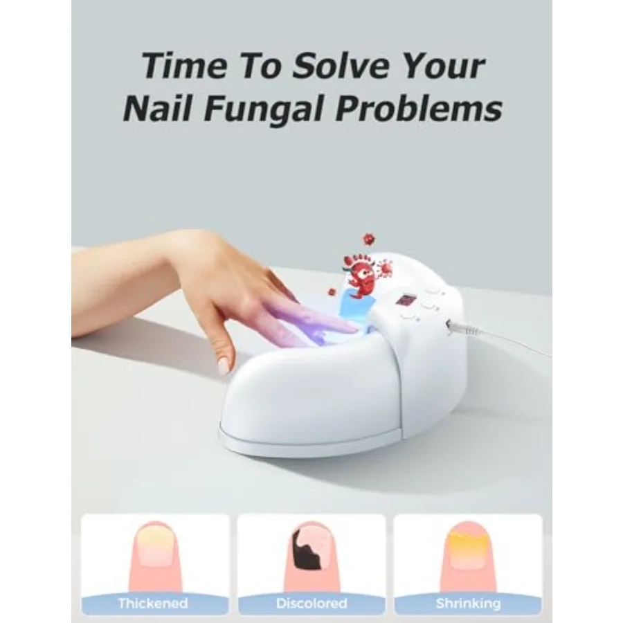 อุปกรณ์ทำความสะอาดเล็บแบบพกพาสำหรับใช้ในบ้าน พร้อมฟังก์ชั่นสำหรับรักษาเล็บมือและเล็บเท้าที่มีความเสียหายหรือไม่แข็งแรง