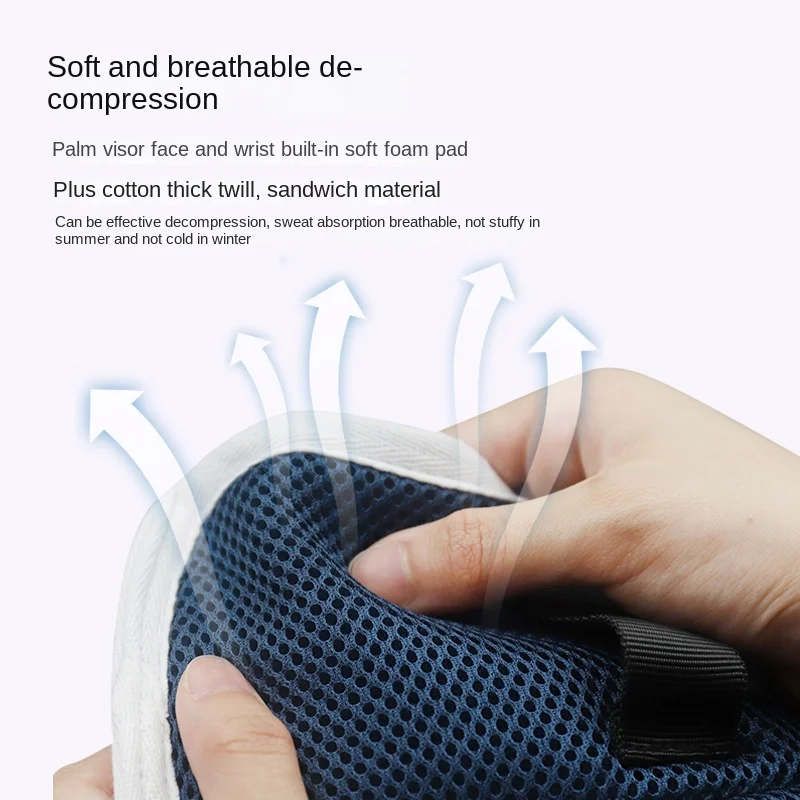 Four Seasons Restraint Glove Zipper Opening Visual Ventilation Bed Anti-scratch Anti-extubation Wrist Shielding Plate