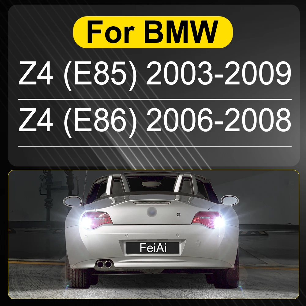 For BMW Z4 E85 E86 Reverse LED Lights Bulb Backup Reversing Back Up Lamp E85 E86 2003 2004 2005 2006 2007 2008 2009 LED Light