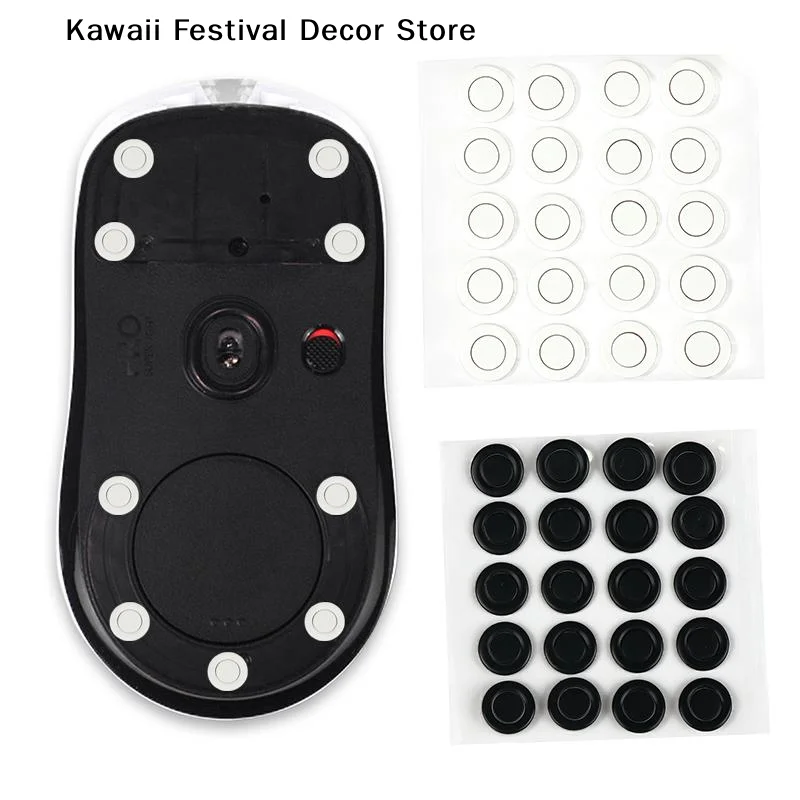 【K】20pcs/pack Ultraglide Doughnut Mouse DIY Universal Round Control Speed ICE Version 7mm Glides Feet Prevent Collapse