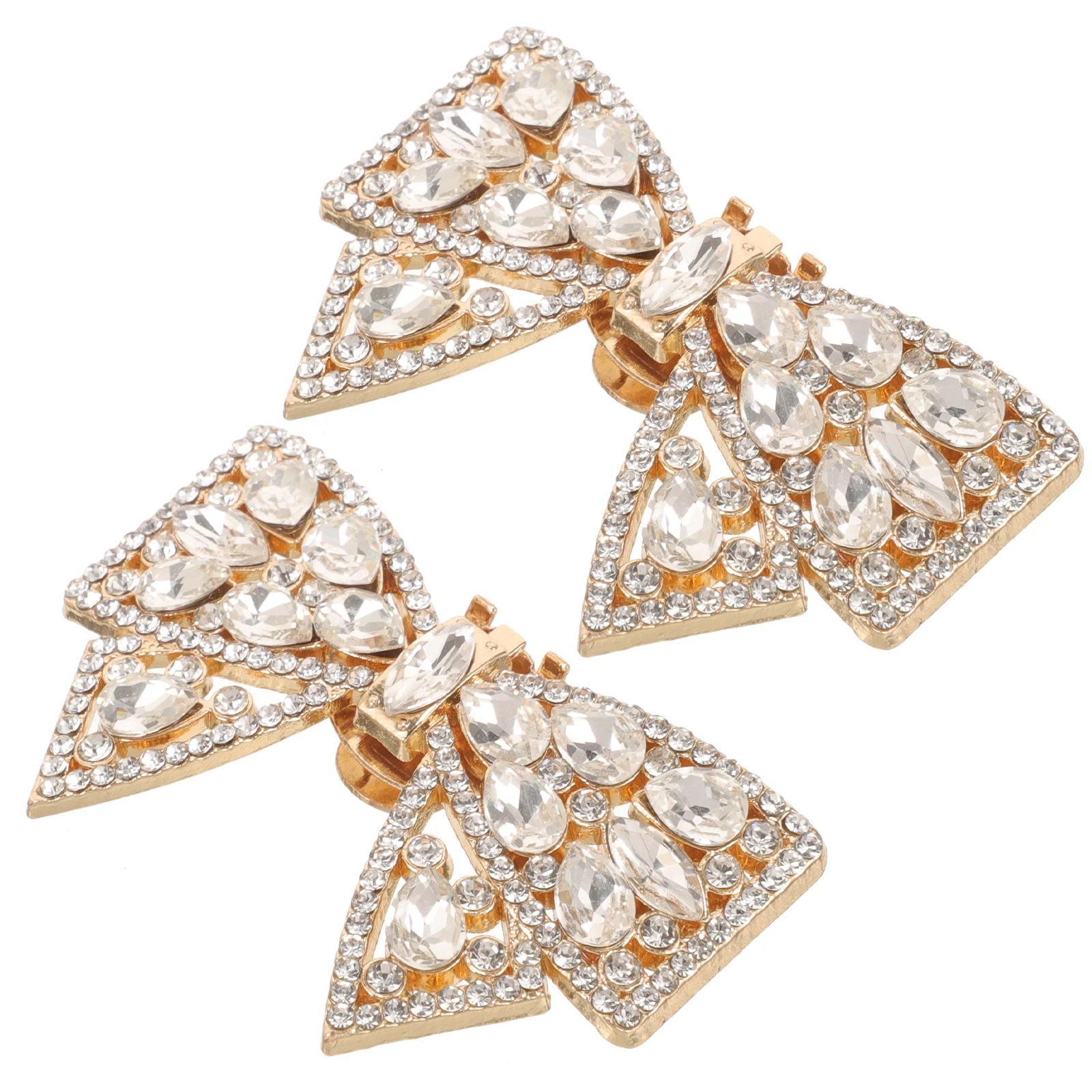 

Rhinestone Shoe Wedding Shoes Bow Buckle Bowknot Buckle Wedding Accessories Durable DIY Decor Pumps Heel Shoe Embellishments