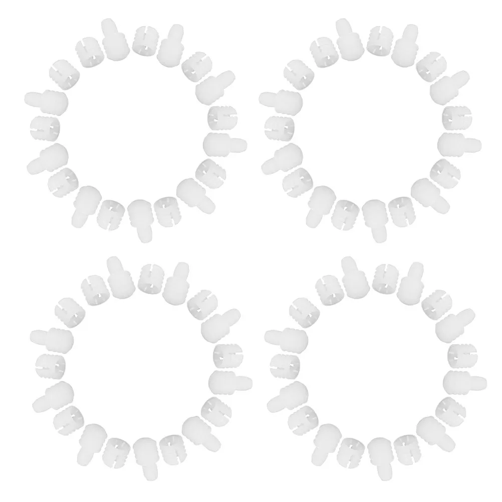 

100Pcs Cabinet Components Dowel Hinge Connector Kit Nylon Expansion Plugs Furniture Assembly Parts Dowel Fasteners