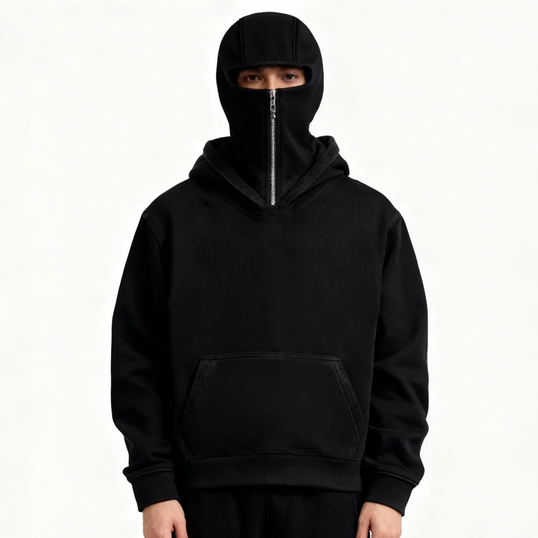 

Зимняя новая американская молодежная модная уличная одежда с круглым вырезом и длинными рукавами, кардиган с двойным капюшоном, модная уличная брендовая куртка