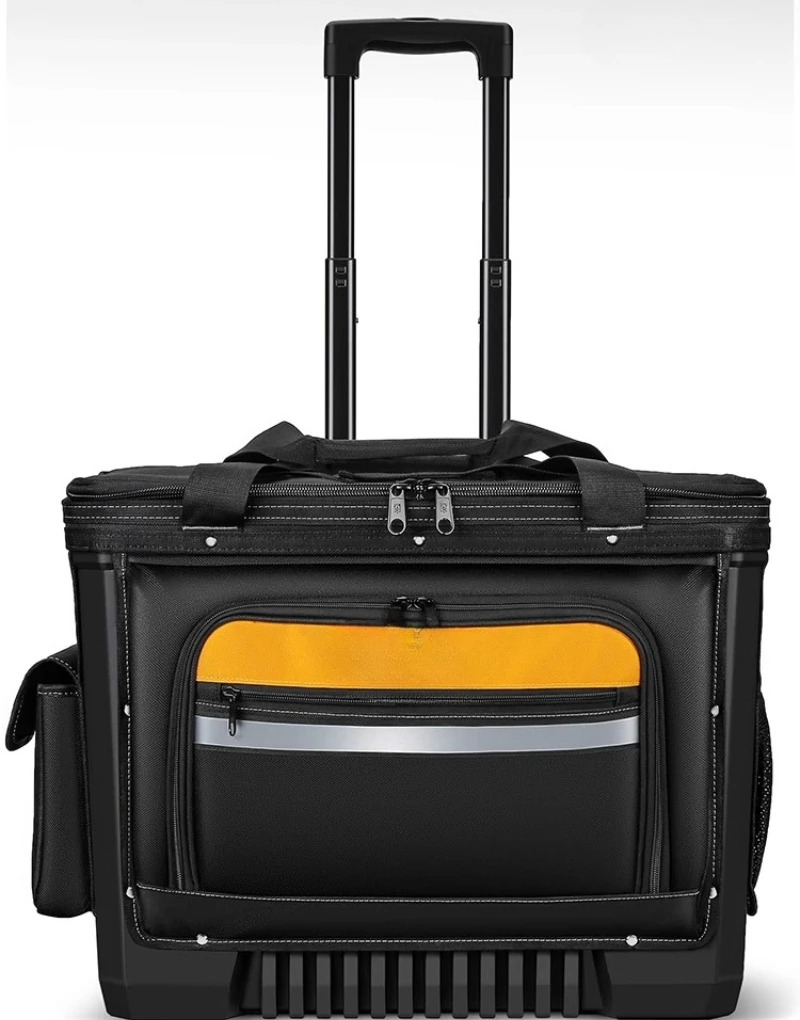 Professional Multifunctional Toolkit With Wheels Electrician Backpack Portable Trolley Tools Electrical Construction Sites