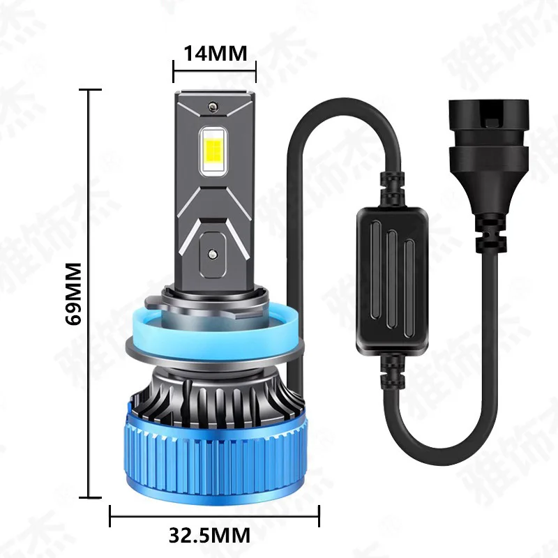 

6000K LED Headlight Bulbs H1 H3 H4 H7 H11 9005 9006 9012 12V 32W Hi Lo Beam 3570 Chips Car Light Upgrade