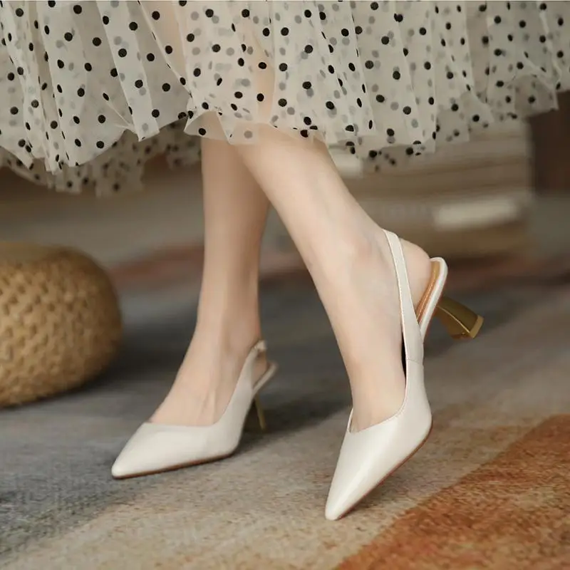 Summer Fashion Pointed Toe Stiletto Heel heeled Women sandals Shallow Mouth Comfortable Elegant Women's Sexy Gladiator sandals